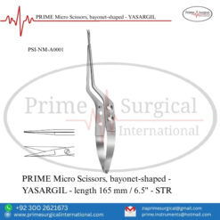 PRIME Micro Scissors, Bayonet-Shaped