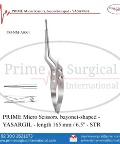 PRIME Micro Scissors, Bayonet-Shaped