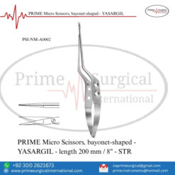 PRIME Micro Scissors, Bayonet-Shaped