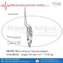 PRIME Micro Scissors, Bayonet-Shaped