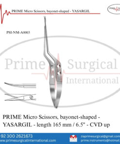 PRIME Micro Scissors, Bayonet-Shaped