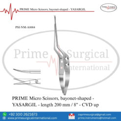 PRIME Micro Scissors, Bayonet-Shaped