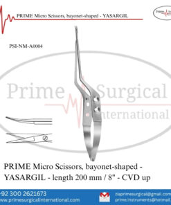 PRIME Micro Scissors, Bayonet-Shaped