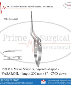 PRIME Micro Scissors, Bayonet-Shaped