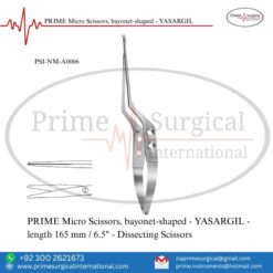 PRIME Micro Scissors, Bayonet-Shaped