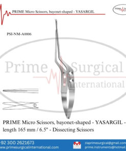 PRIME Micro Scissors, Bayonet-Shaped