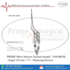 PRIME Micro Scissors, Bayonet-Shaped