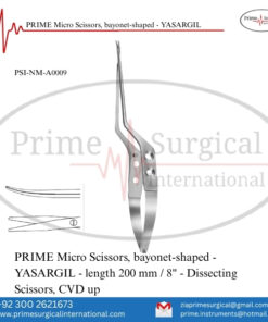 PRIME Micro Scissors, Bayonet-Shaped