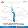 PRIME Micro Scissors, Bayonet-Shaped, TITANIUM