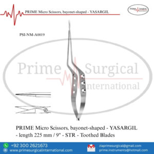 PRIME Micro Scissors, Bayonet-Shaped