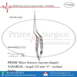 PRIME Micro Scissors, Bayonet-Shaped