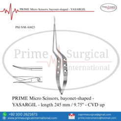 PRIME Micro Scissors, Bayonet-Shaped