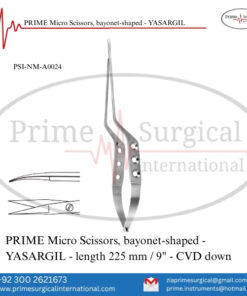 PRIME Micro Scissors, Bayonet-Shaped
