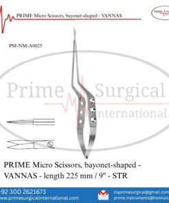 PRIME Micro Scissors, Bayonet-Shaped