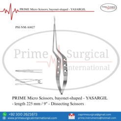 PRIME Micro Scissors, Bayonet-Shaped