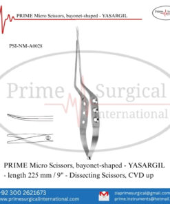PRIME Micro Scissors, Bayonet-Shaped