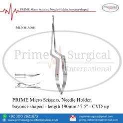 PRIME Micro Scissors, Bayonet-Shaped