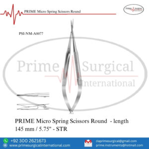 PRIME Micro Spring Scissors Round