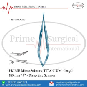 PRIME Micro Scissors, TITANIUM