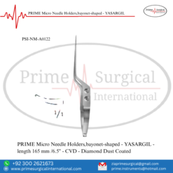 PRIME Micro Needle Holders,Bayonet-Shaped