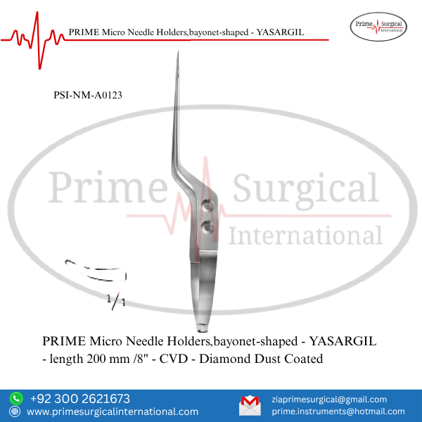 PRIME Micro Needle Holders,Bayonet-Shaped