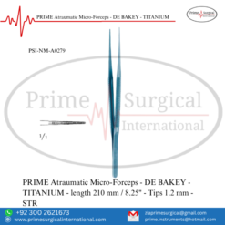 PRIME Atraumatic Micro-Forceps TITANIUM
