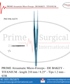 PRIME Atraumatic Micro-Forceps TITANIUM