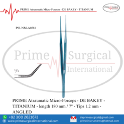 PRIME Atraumatic Micro-Forceps TITANIUM