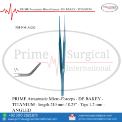 PRIME Atraumatic Micro-Forceps TITANIUM