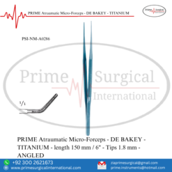 PRIME Atraumatic Micro-Forceps TITANIUM