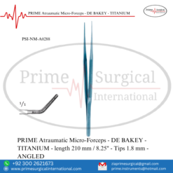 PRIME Atraumatic Micro-Forceps TITANIUM