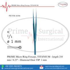 PRIME Micro Ring Forceps, TITANIUM