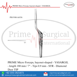 PRIME Micro Forceps, Bayonet-Shaped