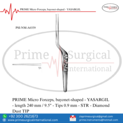 PRIME Micro Forceps, Bayonet-Shaped