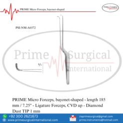PRIME Micro Forceps, Bayonet-Shaped