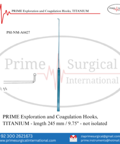 PRIME Exploration and Coagulation Hooks, TITANIUM