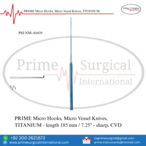 PRIME Micro Hooks TITANIUM