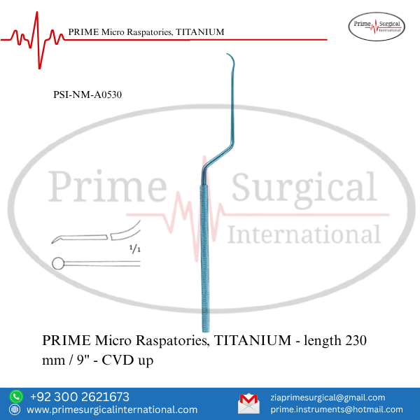 PRIME Micro Raspatories, TITANIUM