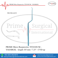 PRIME Micro Raspatories, TITANIUM