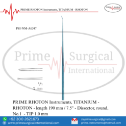 PRIME RHOTON Instruments, TITANIUM