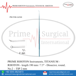 PRIME RHOTON Instruments, TITANIUM