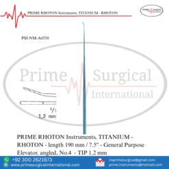 PRIME RHOTON Instruments, TITANIUM