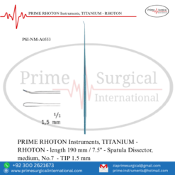 PRIME RHOTON Instruments, TITANIUM