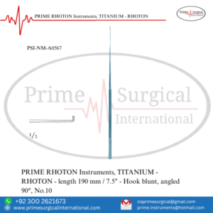 PRIME RHOTON Instruments, TITANIUM