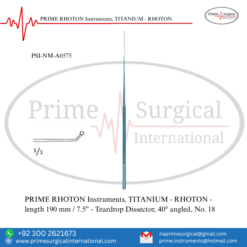 PRIME RHOTON Instruments, TITANIUM