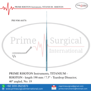PRIME RHOTON Instruments, TITANIUM