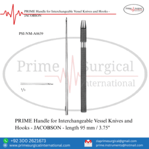 PRIME Handle for Interchangeable Vessel Knives and HookS