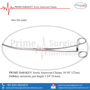 PRIME DeBAKEY Aortic Aneurysm Clamps