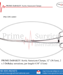 PRIME DeBAKEY Aortic Aneurysm Clamps