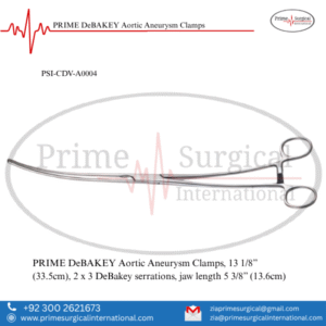 PRIME DeBAKEY Aortic Aneurysm Clamps